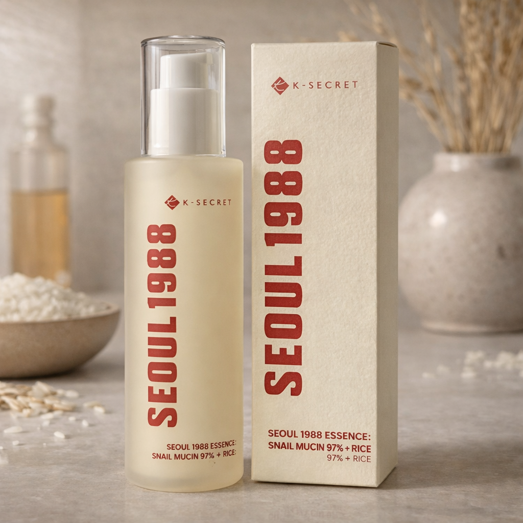 K-SECRET Seoul 1988 Essence Snail Mucin 97% + Rice